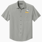 HUDSONVILLE HIGH SCHOOL EAGLES Port Authority Men's Short Sleeve UV Dockside Shirt Front Thumbnail