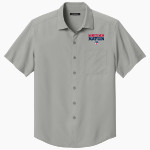 MENDHAM HIGH SCHOOL MINUTEMEN Port Authority Men's Short Sleeve UV Dockside Shirt Front Thumbnail