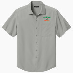Maple West Tigers Port Authority Men's Short Sleeve UV Dockside Shirt Front Thumbnail