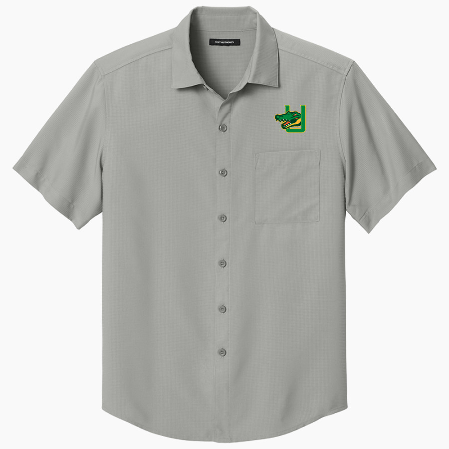 Unquowa Gators Port Authority Men's Short Sleeve UV Dockside Shirt