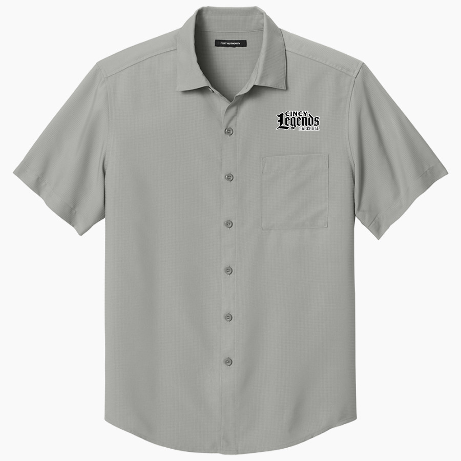 Legends Baseball Legends <span class="pdp-name-mascot">Legends Baseball Legends</span> Port Authority Men's Short Sleeve UV Dockside Shirt