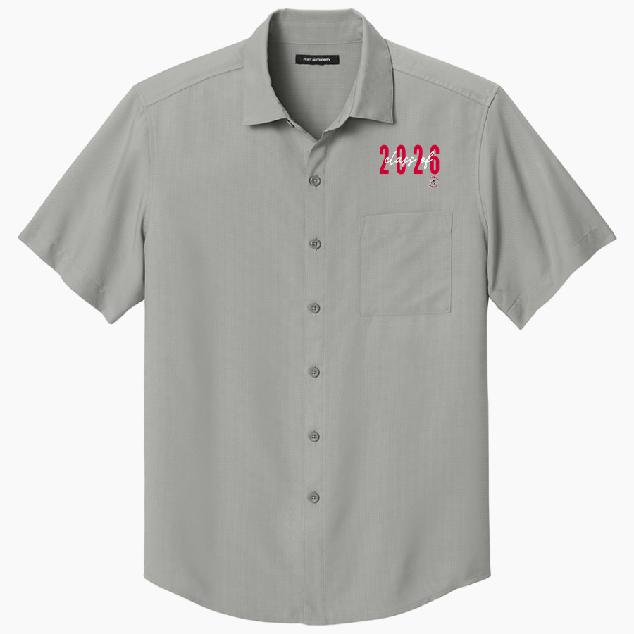 LAKEWOOD HIGH SCHOOL LANCERS <span class="pdp-name-mascot">LAKEWOOD LANCERS</span> Port Authority Men's Short Sleeve UV Dockside Shirt