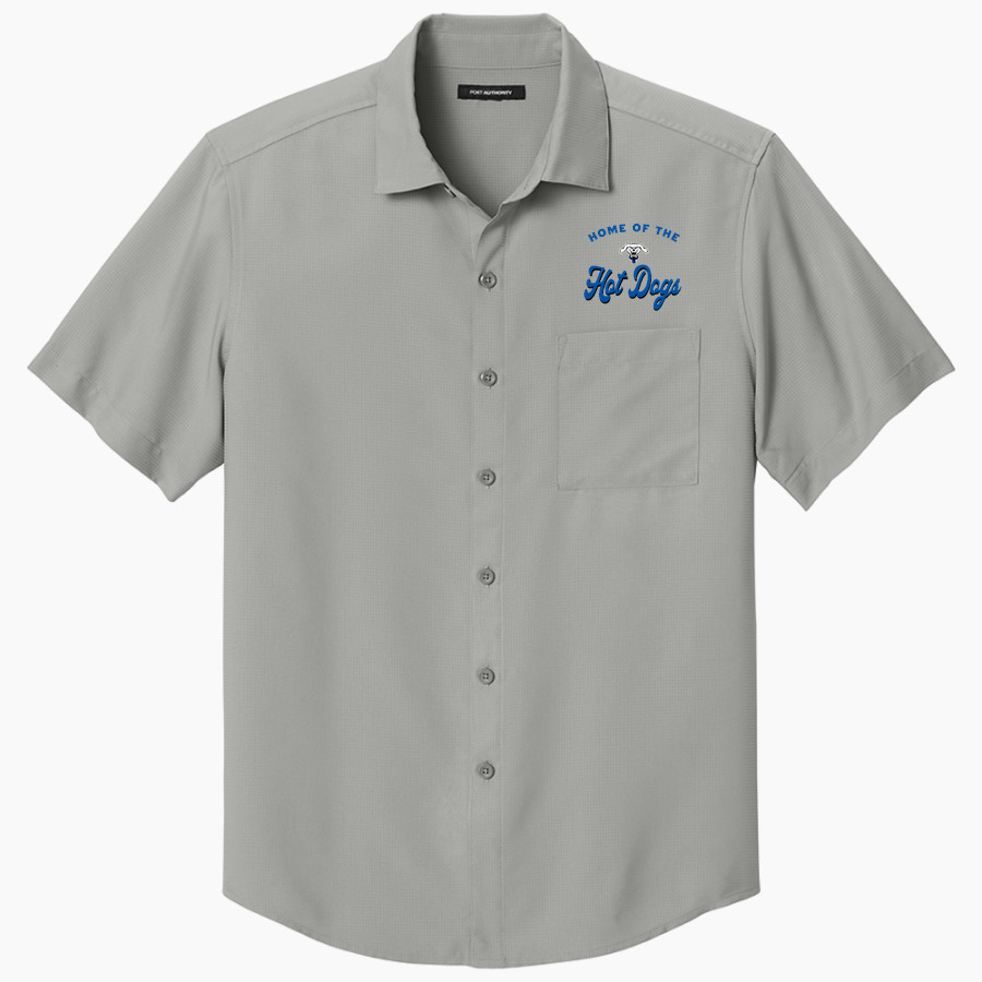 Frankfort Hot Dogs <span class="pdp-name-mascot">Frankfort Hot Dogs</span> Port Authority Men's Short Sleeve UV Dockside Shirt