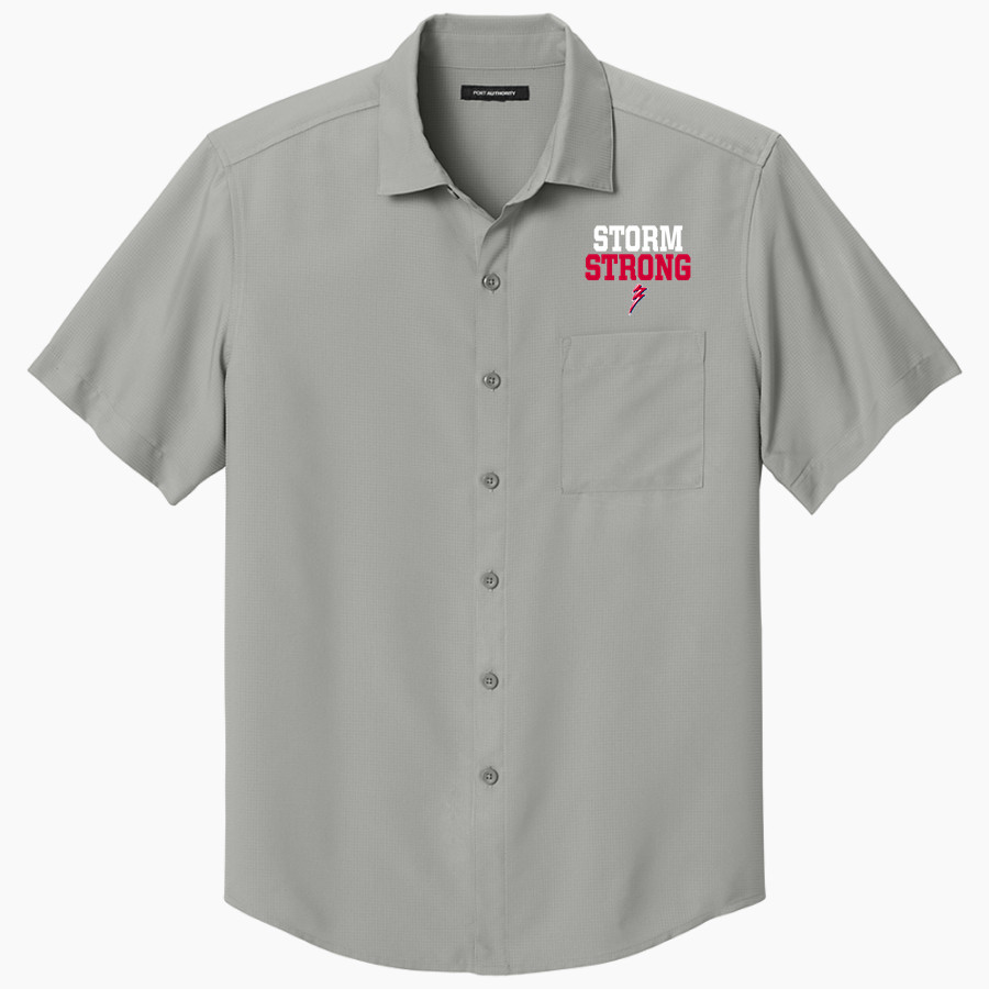 Sioux Falls Storm Storm <span class="pdp-name-mascot">Sioux Falls Storm</span> Port Authority Men's Short Sleeve UV Dockside Shirt