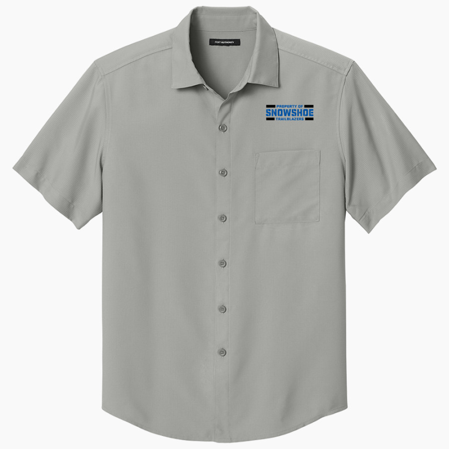 Snowshoe Trailblazers <span class="pdp-name-mascot">Snowshoe Trailblazers</span> Port Authority Men's Short Sleeve UV Dockside Shirt