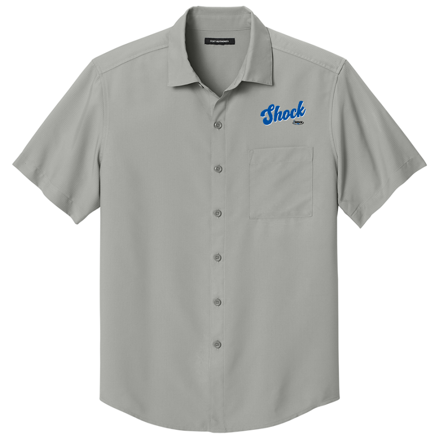 Springfield Shock Shock <span class="pdp-name-mascot">Springfield Shock Shock</span> Port Authority Men's Short Sleeve UV Dockside Shirt