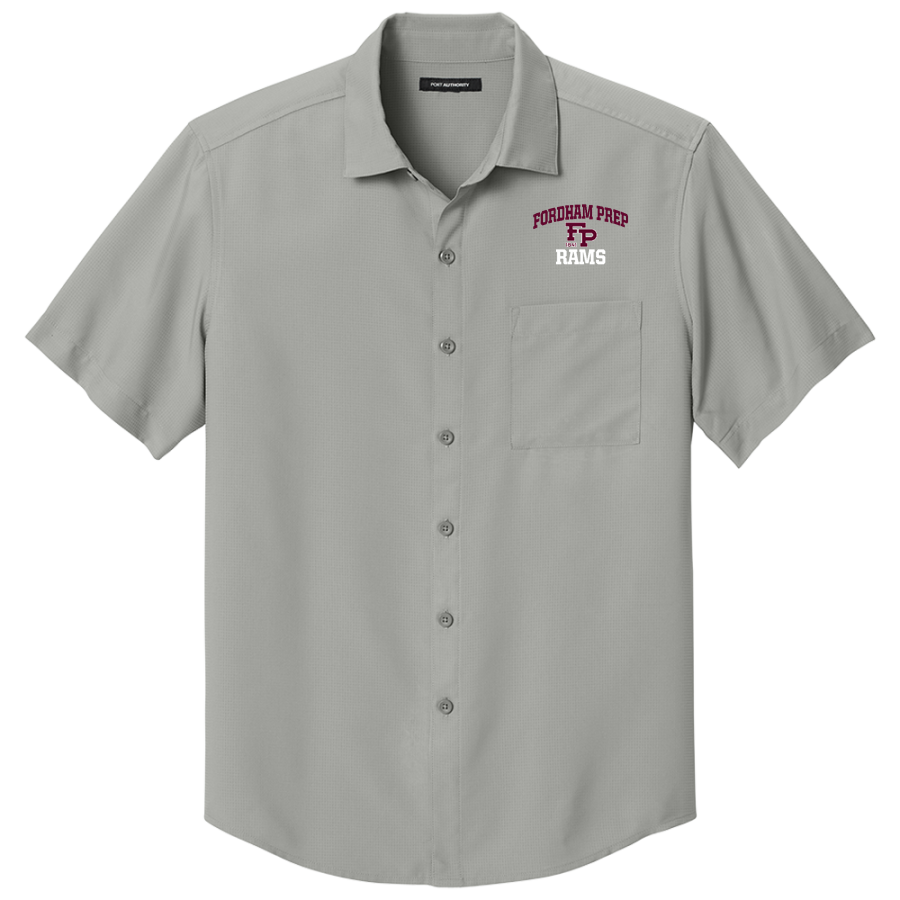 Fordham Prep Rams Online Store <span class="pdp-name-mascot">Fordham Prep Rams</span> Port Authority Men's Short Sleeve UV Dockside Shirt