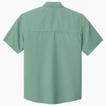 Jeremy Ranch Hawks <span class="pdp-name-mascot">Jeremy Ranch Elementary Hawks</span> Port Authority Men's Short Sleeve UV Dockside Shirt Back Thumbnail