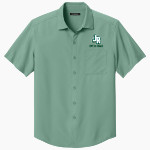Jeremy Ranch Hawks <span class="pdp-name-mascot">Jeremy Ranch Elementary Hawks</span> Port Authority Men's Short Sleeve UV Dockside Shirt Front Thumbnail