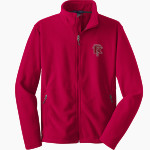 Red Top Miners Port Authority Youth Value Fleece Jacket Front Thumbnail