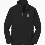 Delphian Dragons Port Authority Youth Core Soft Shell Jacket Front Thumbnail