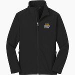 Devon Prep <span class="pdp-name-mascot">Devon Tide</span> Port Authority Youth Core Soft Shell Jacket Front Thumbnail