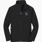 HYDRO-EAKLY HIGH SCHOOL BOBCATS Port Authority Youth Core Soft Shell Jacket Front Thumbnail