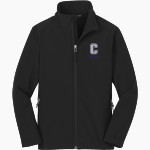 CLASSICAL HIGH SCHOOL THE PURPLE <span class="pdp-name-mascot">CLASSICAL THE PURPLE</span> Port Authority Youth Core Soft Shell Jacket Front Thumbnail