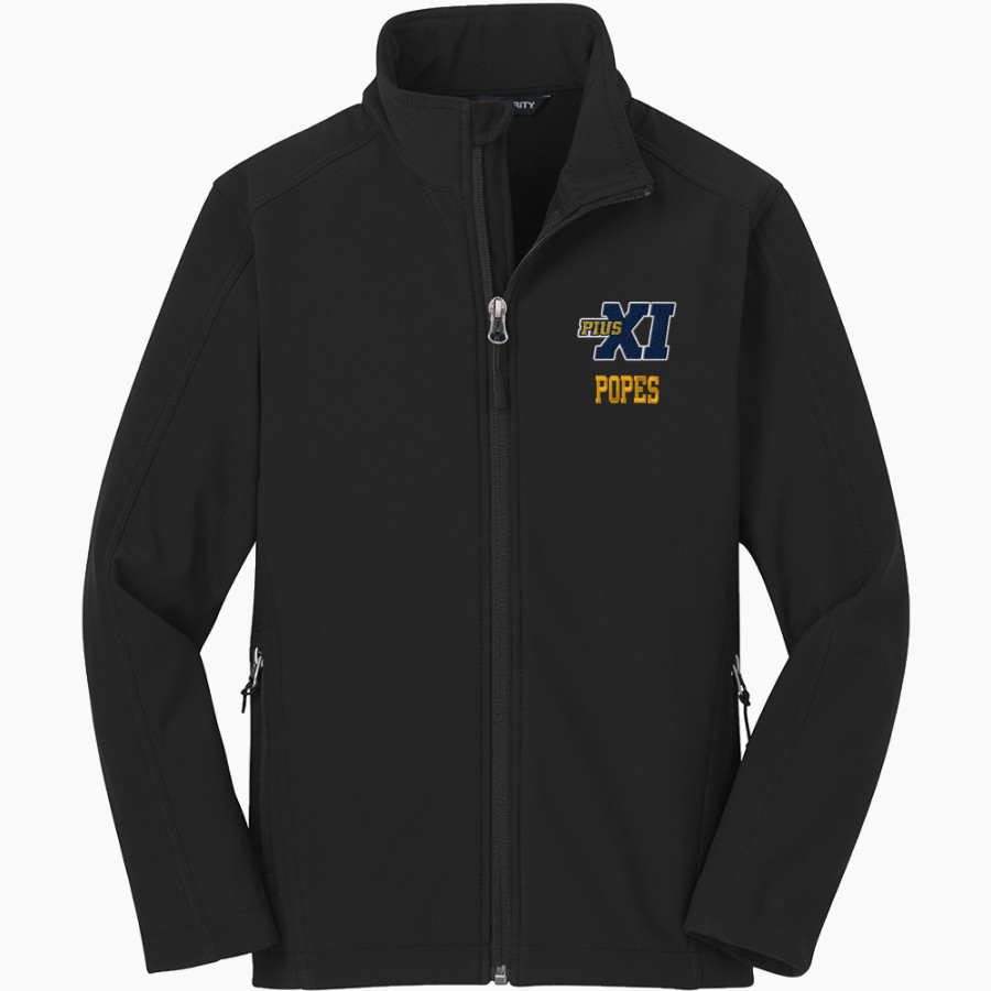 Pius XI Catholic High School Official Online Store <span class="pdp-name-mascot">Pius XI Popes</span> Port Authority Youth Core Soft Shell Jacket