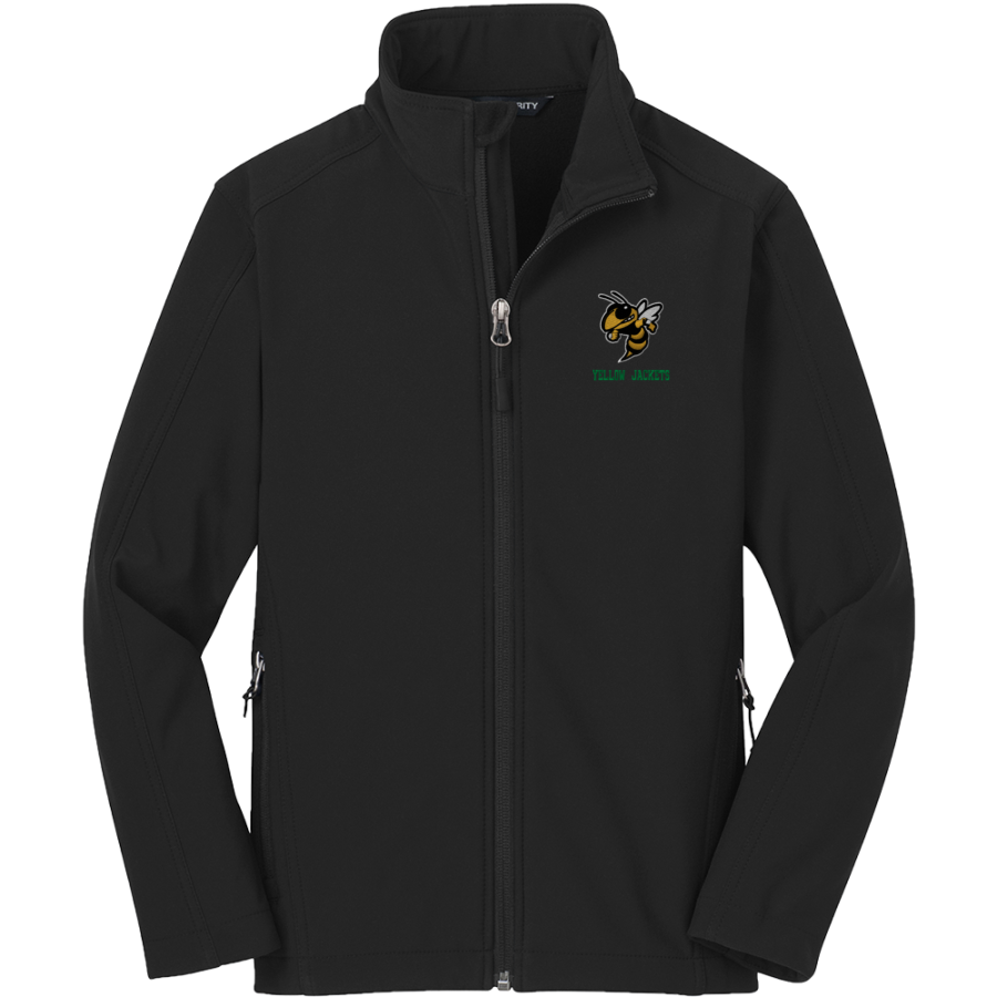 WINDSOR HIGH SCHOOL YELLOW JACKETS <span class="pdp-name-mascot">WINDSOR YELLOW JACKETS</span> Port Authority Youth Core Soft Shell Jacket