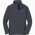 Wallace Middle School Rangers Online Store Port Authority Youth Core Soft Shell Jacket Front Thumbnail