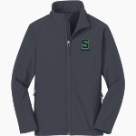 Stuart Tartans Port Authority Youth Core Soft Shell Jacket Front Thumbnail