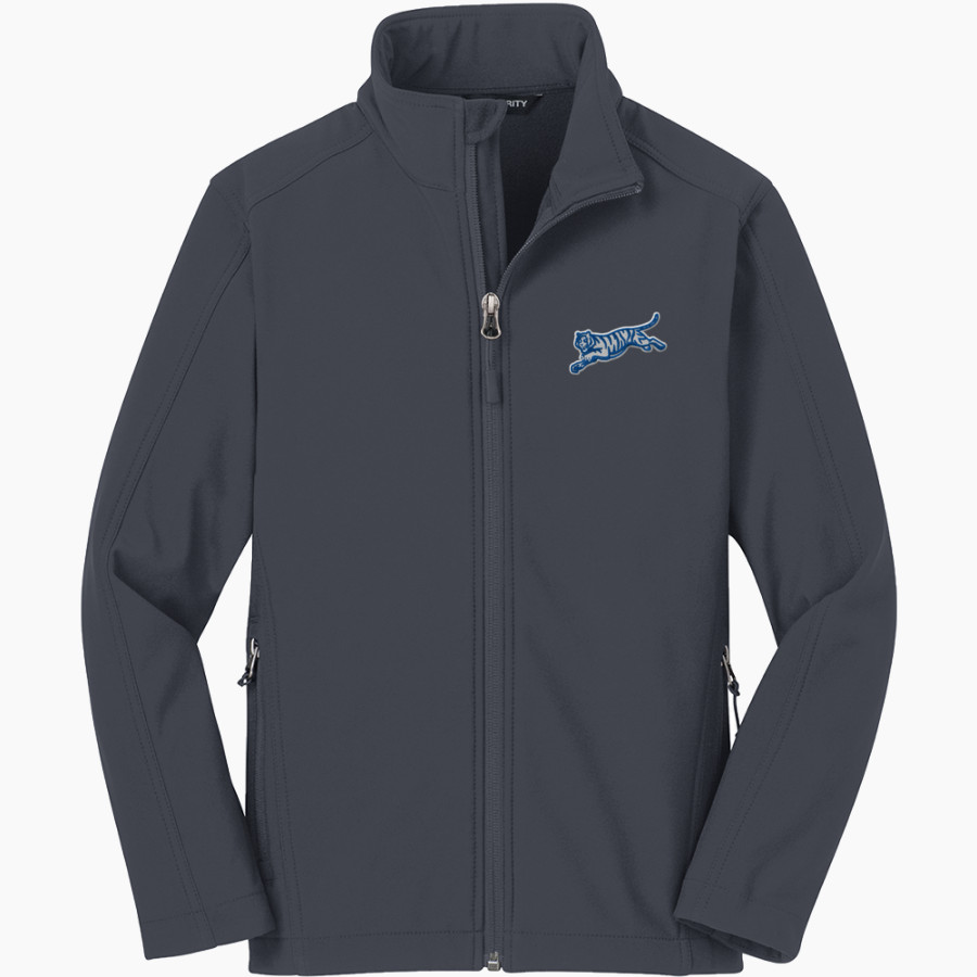 Crow Tigers <span class="pdp-name-mascot">Crow Middle School Tigers</span> Port Authority Youth Core Soft Shell Jacket