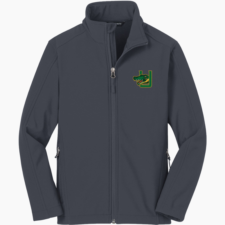 Unquowa Gators Port Authority Youth Core Soft Shell Jacket