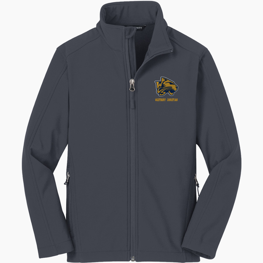 Westbury Christian Wildcats <span class="pdp-name-mascot">Westbury Christian Wildcats</span> Port Authority Youth Core Soft Shell Jacket