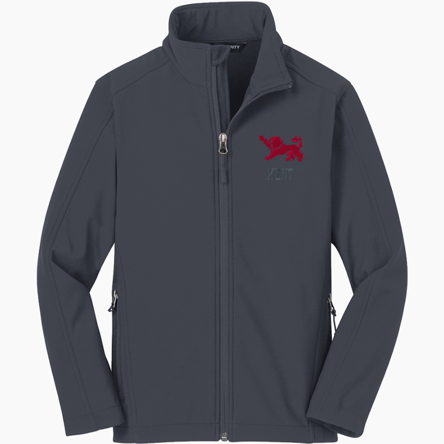 KENT SCHOOL LIONS <span class="pdp-name-mascot">KENT LIONS</span> Port Authority Youth Core Soft Shell Jacket