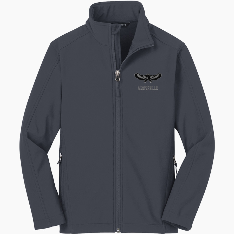 WESTERVILLE CENTRAL WARHAWKS <span class="pdp-name-mascot">WESTERVILLE WARHAWKS</span> Port Authority Youth Core Soft Shell Jacket