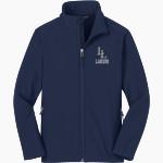 La Lumiere School Lakers Online Store <span class="pdp-name-mascot">La Lumiere Lakers</span> Port Authority Youth Core Soft Shell Jacket Front Thumbnail