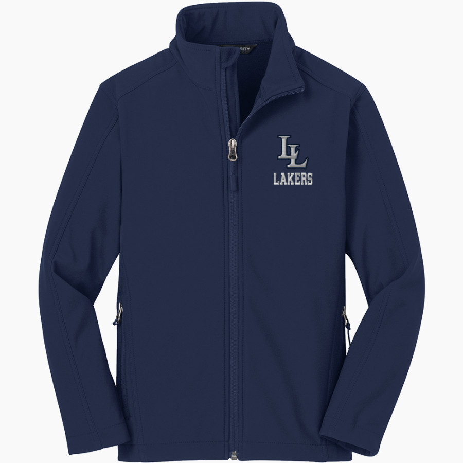 La Lumiere School Lakers Online Store <span class="pdp-name-mascot">La Lumiere Lakers</span> Port Authority Youth Core Soft Shell Jacket