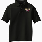 MILLBURY SR HIGH SCHOOL WOOLIES Port Authority Youth Silk Touch Polo Front Thumbnail