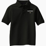 EISENHOWER HIGH SCHOOL PANTHERS <span class="pdp-name-mascot">EISENHOWER PANTHERS</span> Port Authority Youth Silk Touch Polo Front Thumbnail