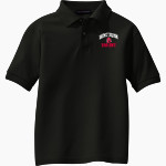 Benedictine University Mesa Redhawks Port Authority Youth Silk Touch Polo Front Thumbnail