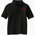 SHAW HIGH SCHOOL CARDINALS Port Authority Youth Silk Touch Polo Front Thumbnail