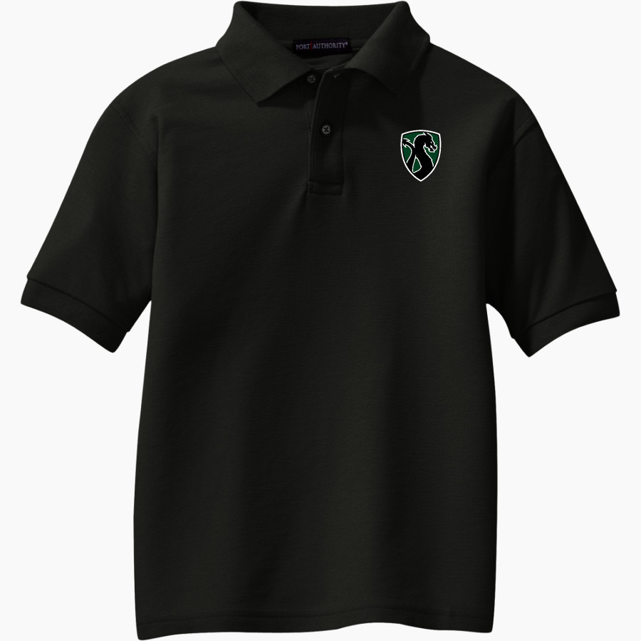 Drew Dragons <span class="pdp-name-mascot">Drew School Dragons</span> Port Authority Youth Silk Touch Polo
