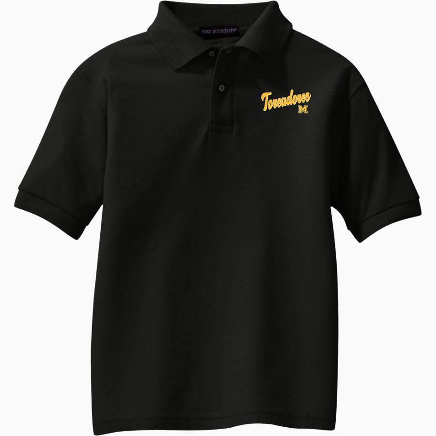 Monterey Toreadores <span class="pdp-name-mascot">Monterey Toreadores</span> Port Authority Youth Silk Touch Polo