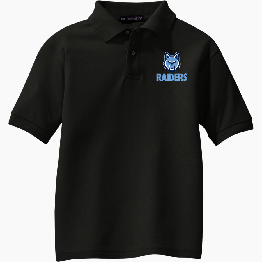 IROQUOIS HIGH SCHOOL RAIDERS <span class="pdp-name-mascot">IROQUOIS RAIDERS</span> Port Authority Youth Silk Touch Polo