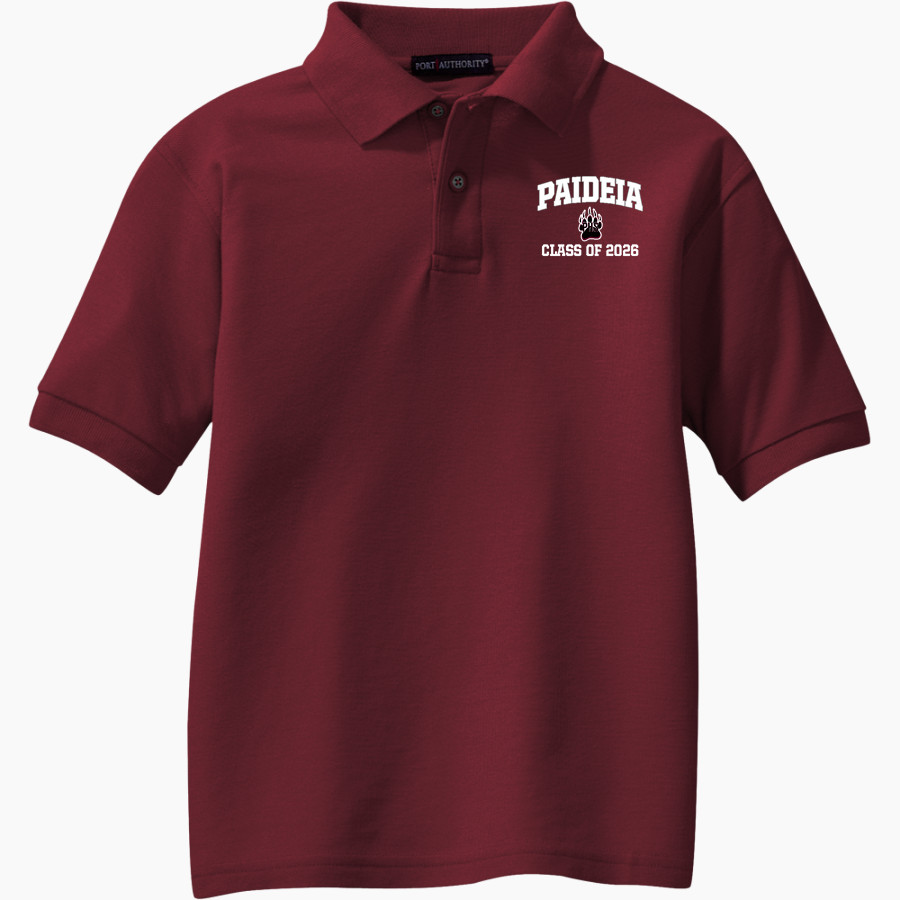 Paideia High Bears <span class="pdp-name-mascot">Paideia High School Bears</span> Port Authority Youth Silk Touch Polo
