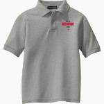 Benedictine University Mesa Redhawks Port Authority Youth Silk Touch Polo Front Thumbnail
