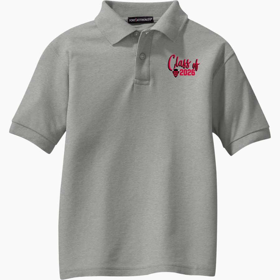 Chaffee Red Devils Port Authority Youth Silk Touch Polo