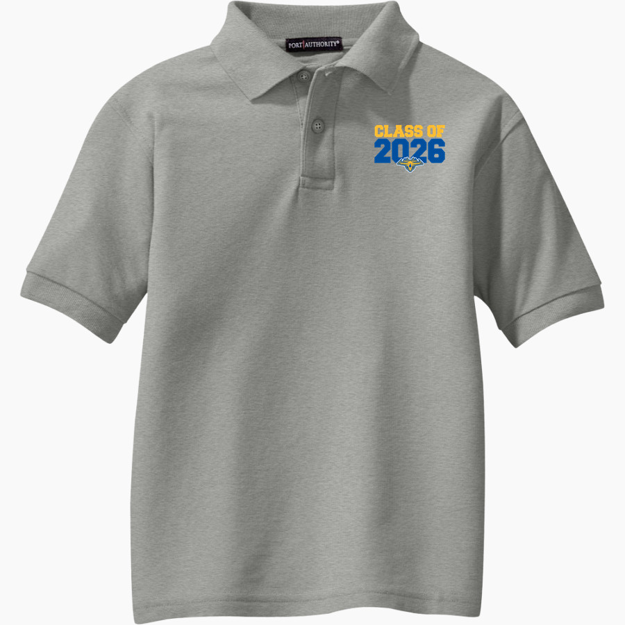 CLYDE HIGH SCHOOL FLIERS <span class="pdp-name-mascot">CLYDE FLIERS</span> Port Authority Youth Silk Touch Polo