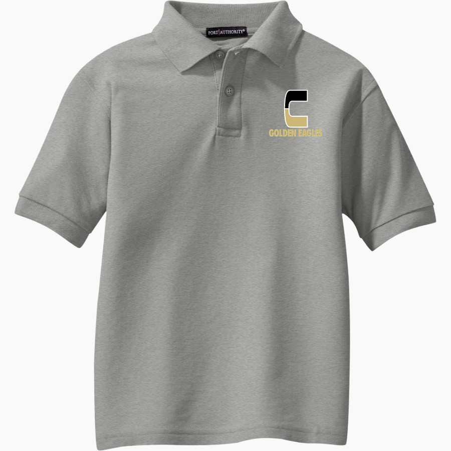 SPRINGFIELD CENTRAL HIGH SCHOOL GOLDEN EAGLES Port Authority Youth Silk Touch Polo