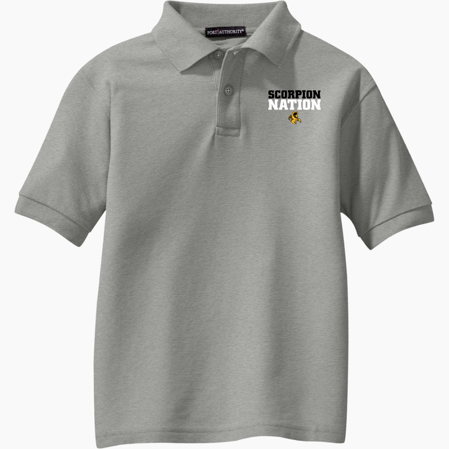 BOSWELL HIGH SCHOOL SCORPIONS <span class="pdp-name-mascot">BOSWELL SCORPIONS</span> Port Authority Youth Silk Touch Polo