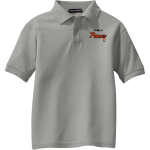 POYNETTE HIGH SCHOOL PUMAS <span class="pdp-name-mascot">POYNETTE PUMAS</span> Port Authority Youth Silk Touch Polo Front Thumbnail
