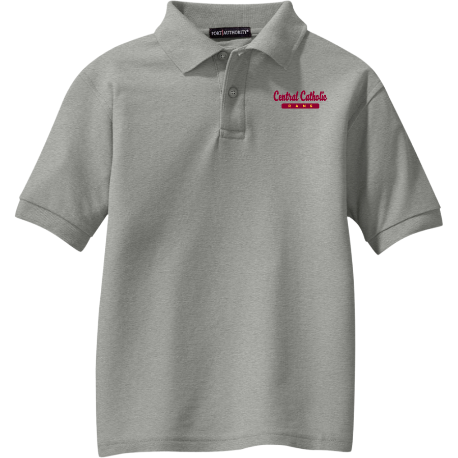 Central Catholic Rams <span class="pdp-name-mascot">Central Catholic Rams</span> Port Authority Youth Silk Touch Polo
