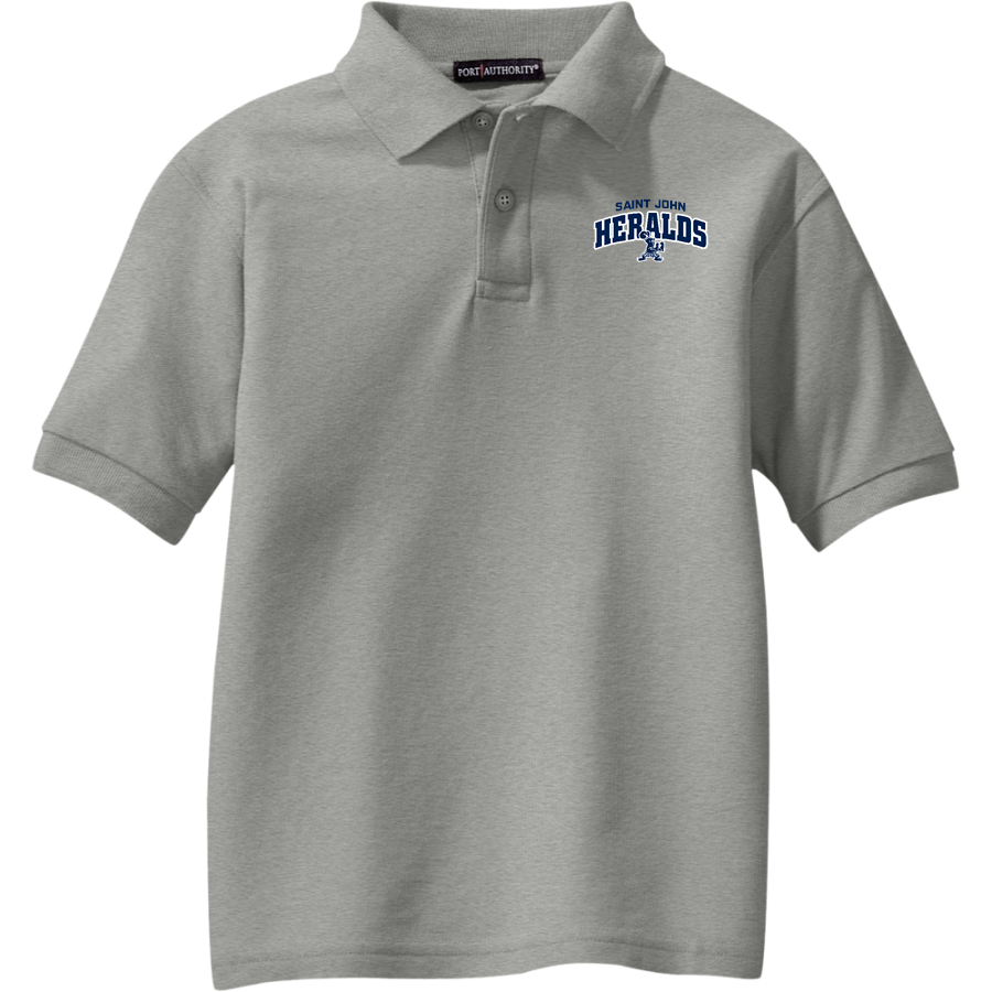 SAINT JOHN HERALDS <span class="pdp-name-mascot">SAINT JOHN HERALDS</span> Port Authority Youth Silk Touch Polo