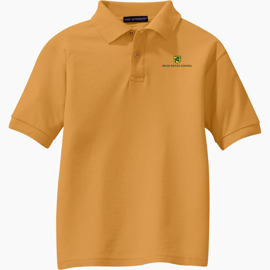 Head-Royce Jayhawks Port Authority Youth Silk Touch Polo