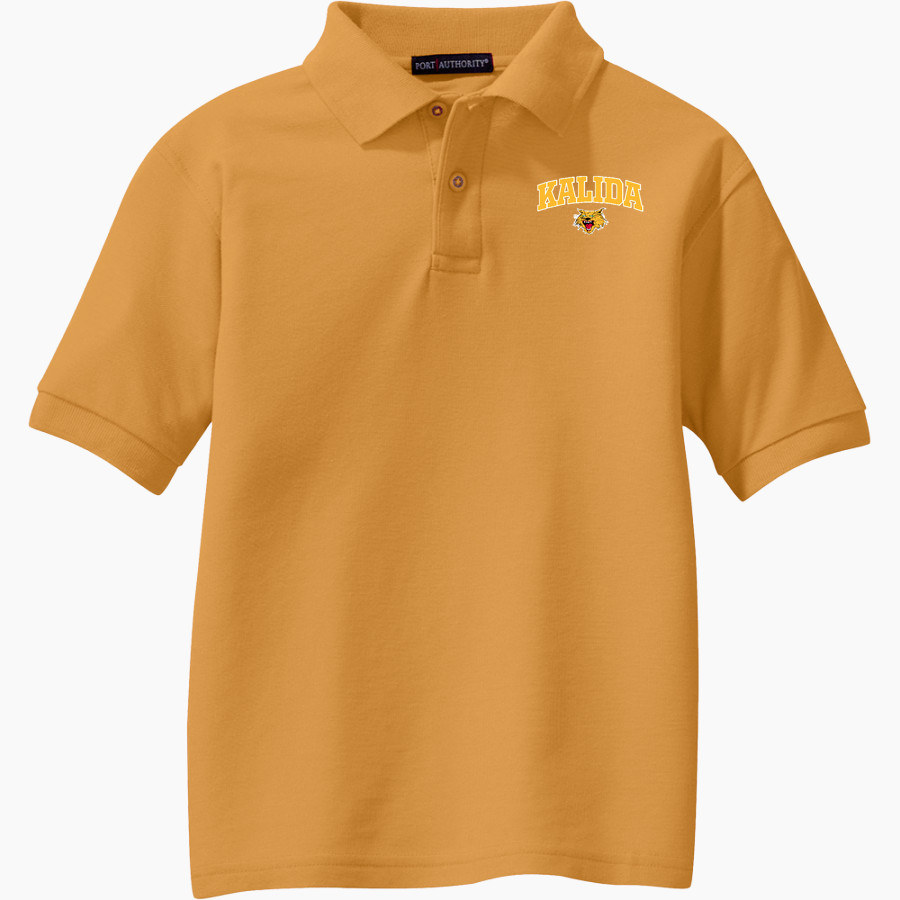 KALIDA HIGH SCHOOL WILDCATS <span class="pdp-name-mascot">KALIDA WILDCATS</span> Port Authority Youth Silk Touch Polo
