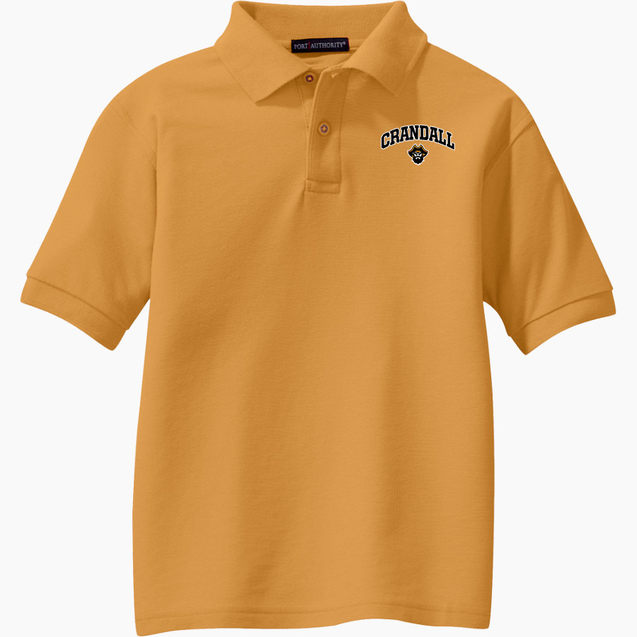 CRANDALL HIGH SCHOOL PIRATES Port Authority Youth Silk Touch Polo
