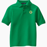 AZ Compass DRAGONS Port Authority Youth Silk Touch Polo Front Thumbnail