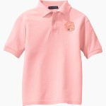 Glenn Grizzlies <span class="pdp-name-mascot">Tom Glenn Grizzlies</span> Port Authority Youth Silk Touch Polo Front Thumbnail